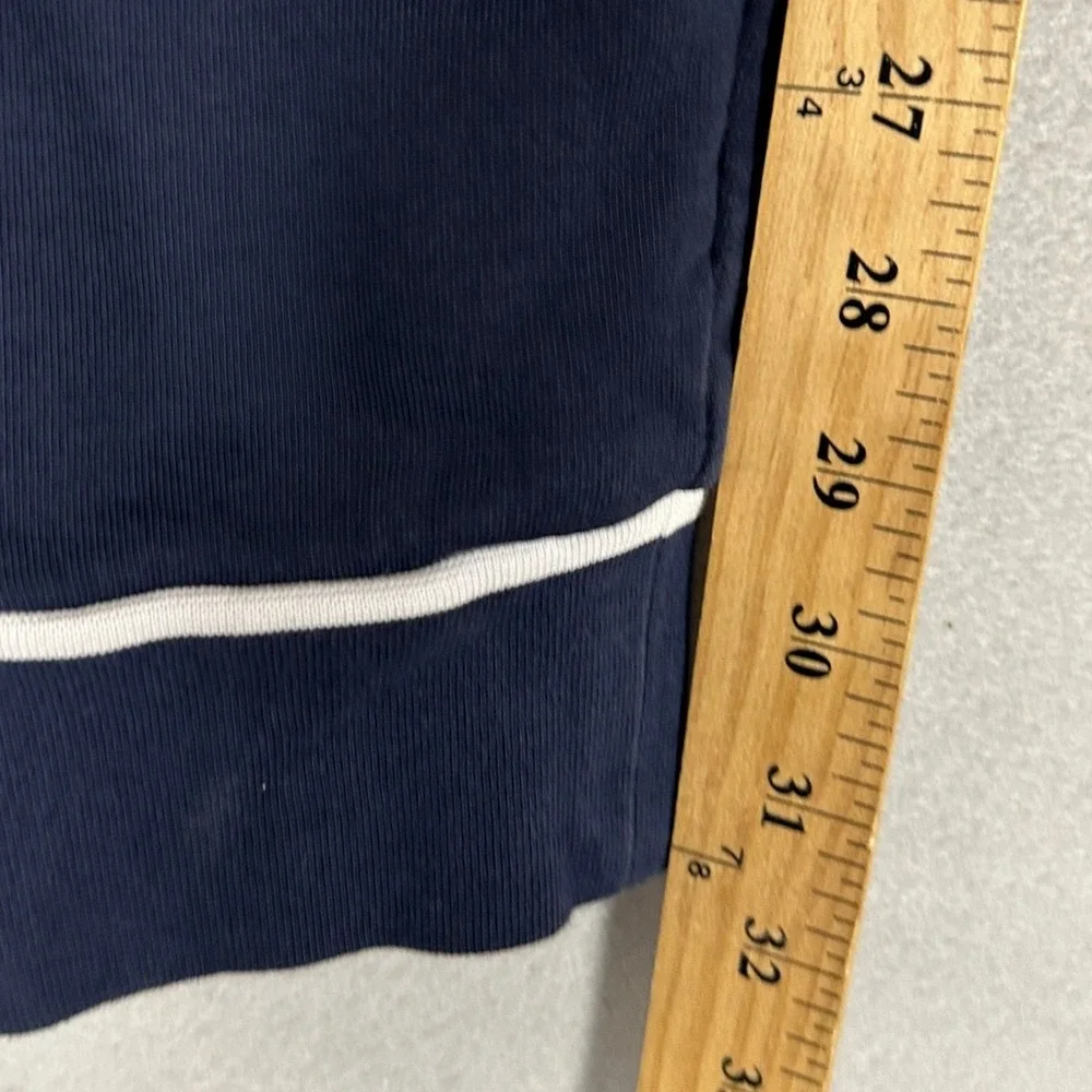 Lacoste Sport Pants Men XL Navy Blue Fleece Jogger Sweatpants Tricolor Croc Logo
